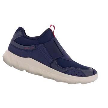 Baskets Ecco Mx Low Slip On Femme Bleu | FR 229KOR